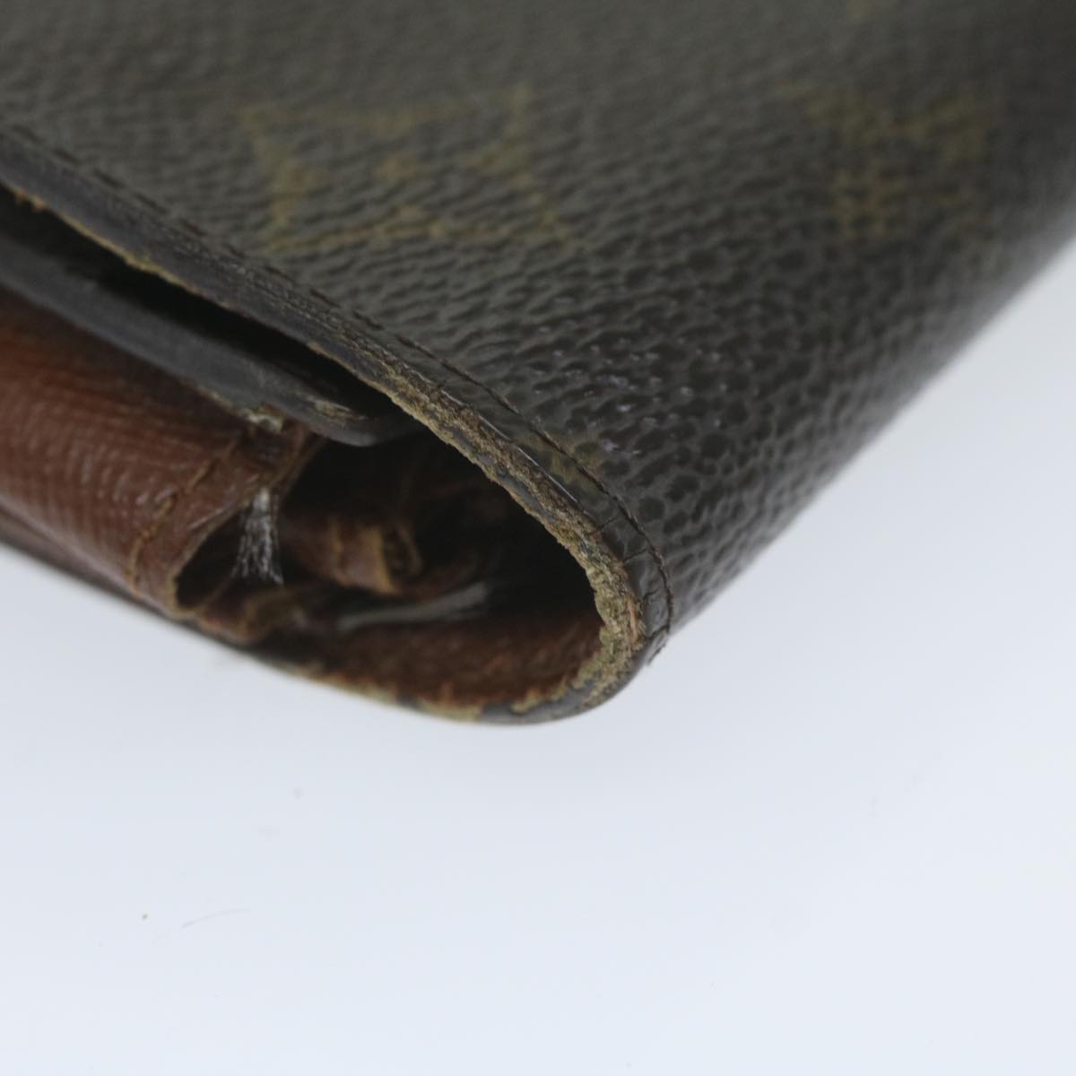 LOUIS VUITTON Monogram Pochette Porte Monnaie Credit Wallet M61725 Auth 61890