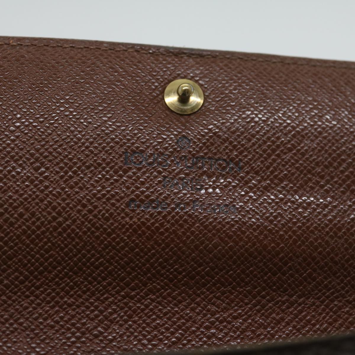 LOUIS VUITTON Monogram Pochette Porte Monnaie Credit Wallet M61725 Auth 61890