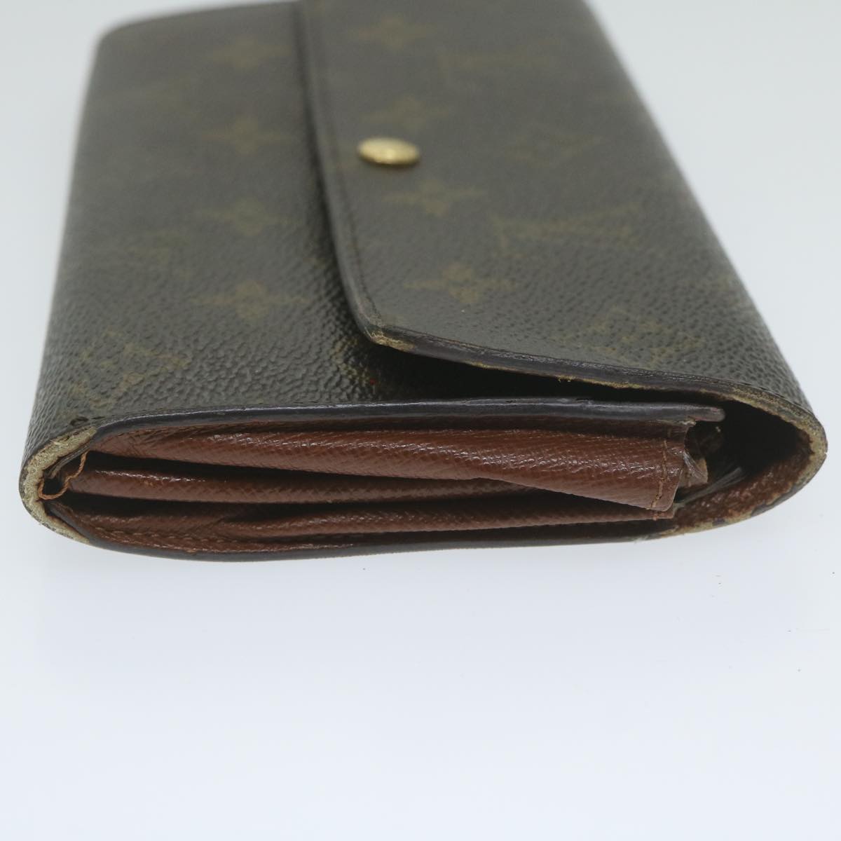 LOUIS VUITTON Monogram Pochette Porte Monnaie Credit Wallet M61725 Auth 61890