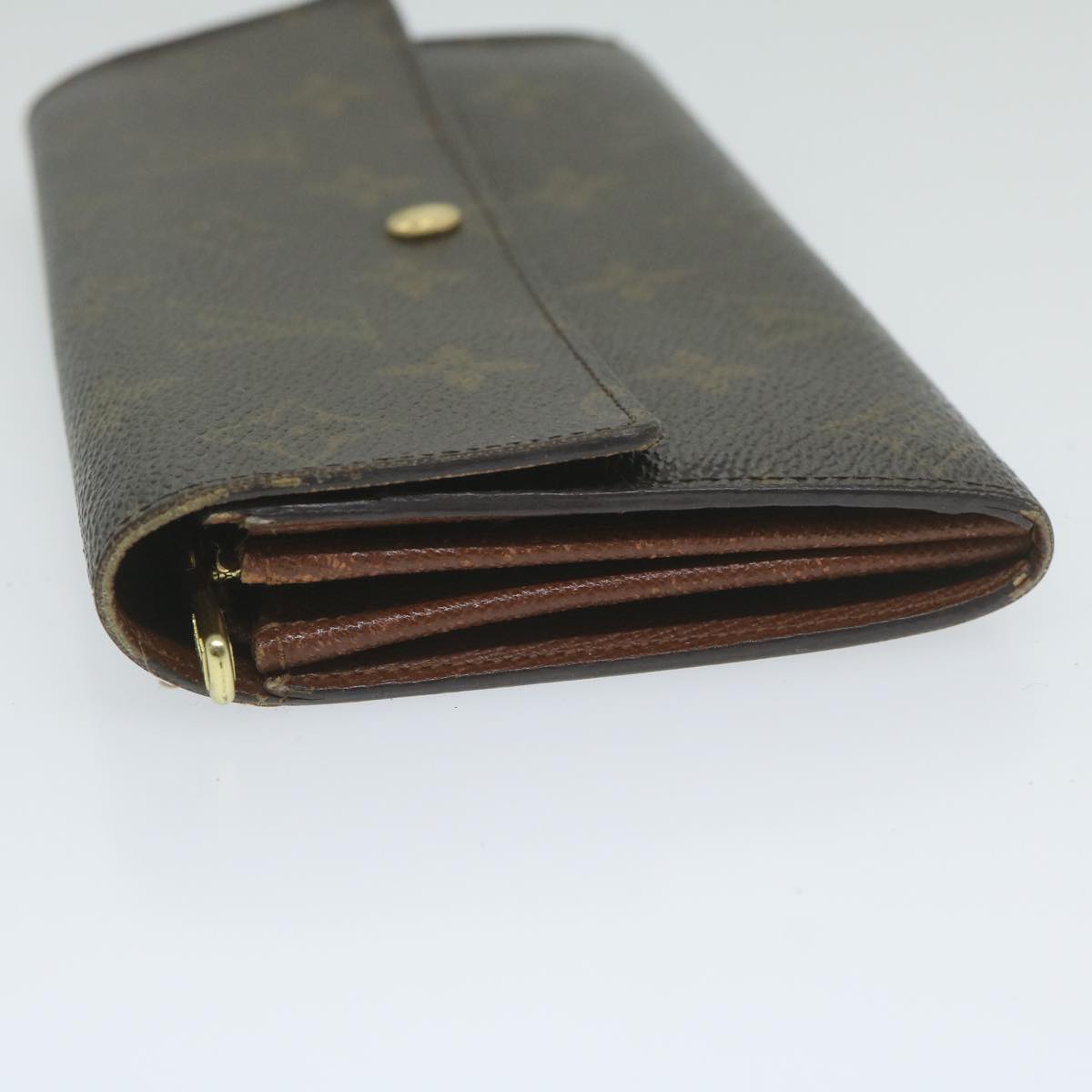 LOUIS VUITTON Monogram Pochette Porte Monnaie Credit Wallet M61725 Auth 61890