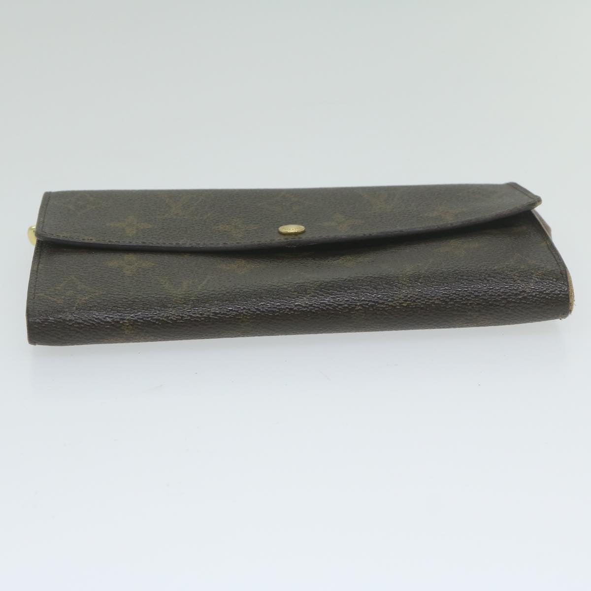 LOUIS VUITTON Monogram Pochette Porte Monnaie Credit Wallet M61725 Auth 61890