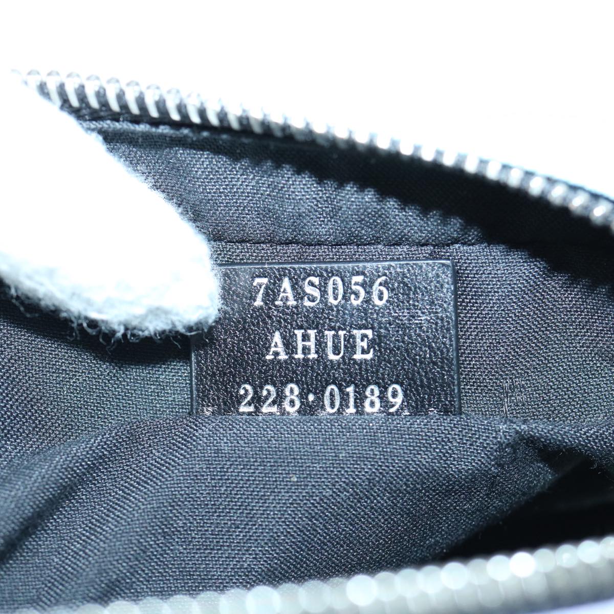 FENDI Zucca Canvas Shoulder Bag Light Blue Auth 62025SAV