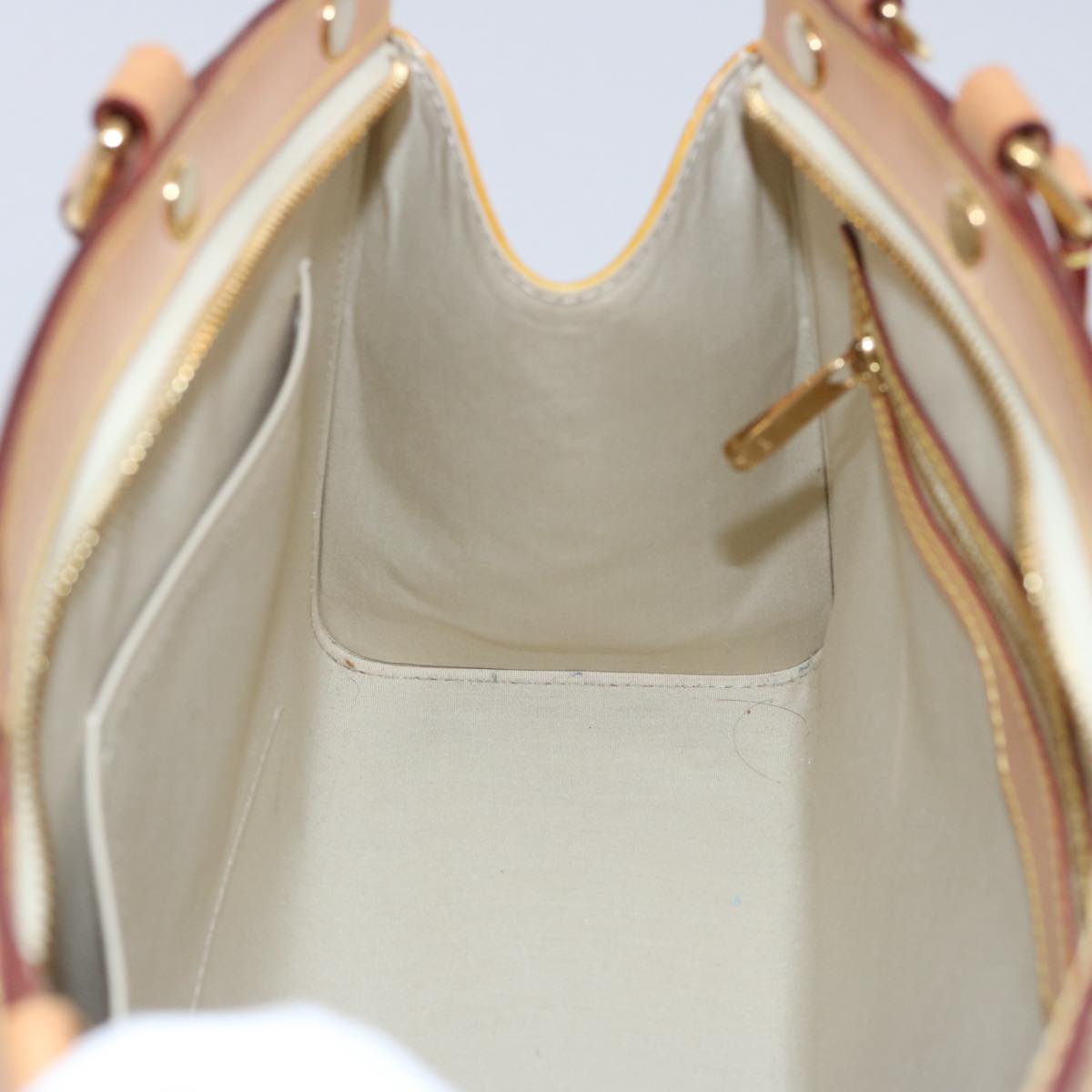 LOUIS VUITTON Monogram Vernis Blair MM Bag 2way Broncorail M91456 LV Auth 62072