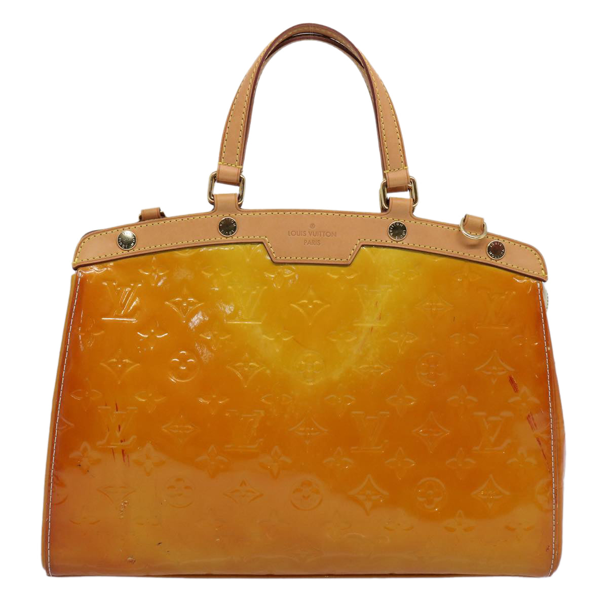 LOUIS VUITTON Monogram Vernis Blair MM Bag 2way Broncorail M91456 LV Auth 62072