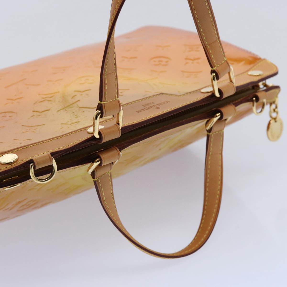 LOUIS VUITTON Monogram Vernis Blair MM Bag 2way Broncorail M91456 LV Auth 62072