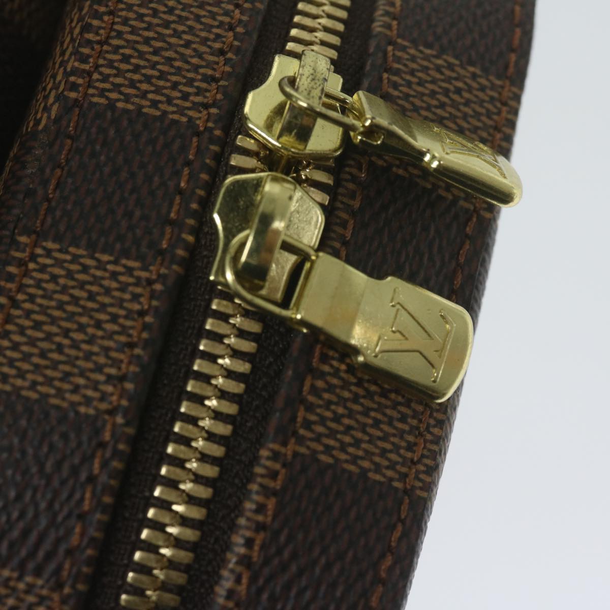 LOUIS VUITTON Damier Ebene Geronimos Shoulder Bag N51994 LV Auth 62128V
