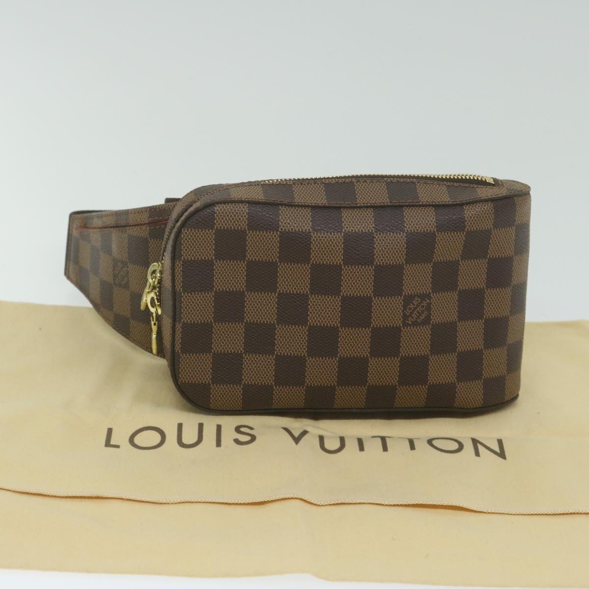 LOUIS VUITTON Damier Ebene Geronimos Shoulder Bag N51994 LV Auth 62128V
