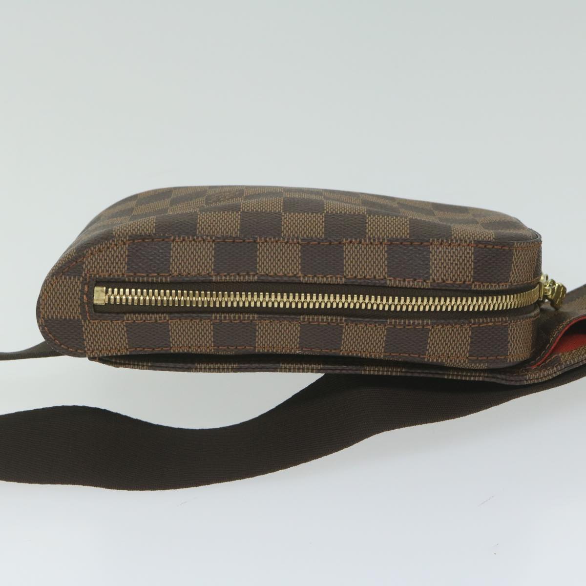 LOUIS VUITTON Damier Ebene Geronimos Shoulder Bag N51994 LV Auth 62128V