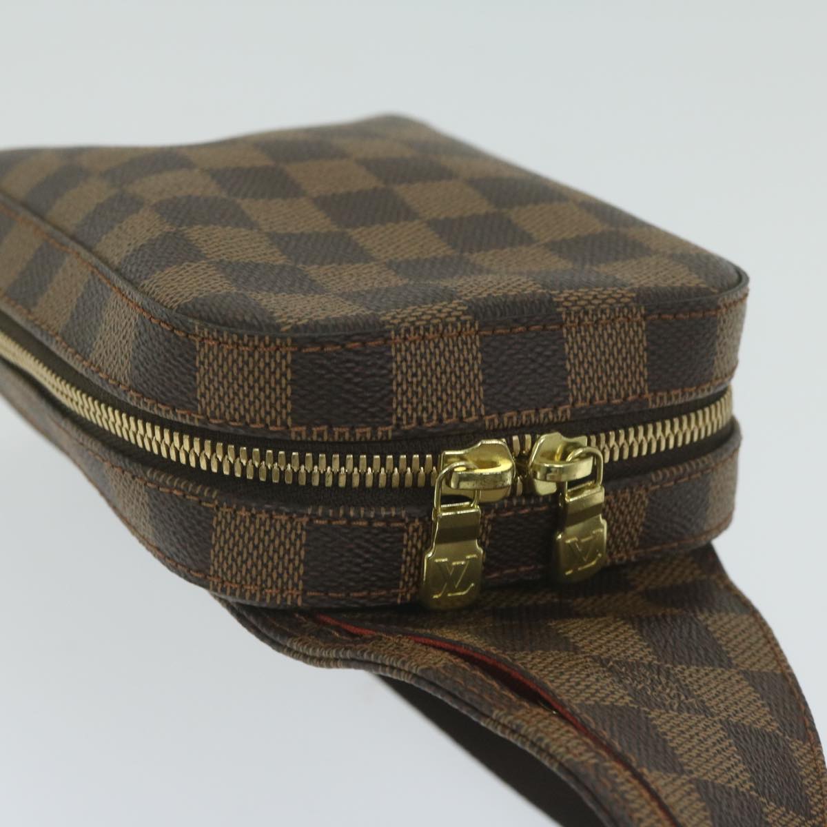 LOUIS VUITTON Damier Ebene Geronimos Shoulder Bag N51994 LV Auth 62128V