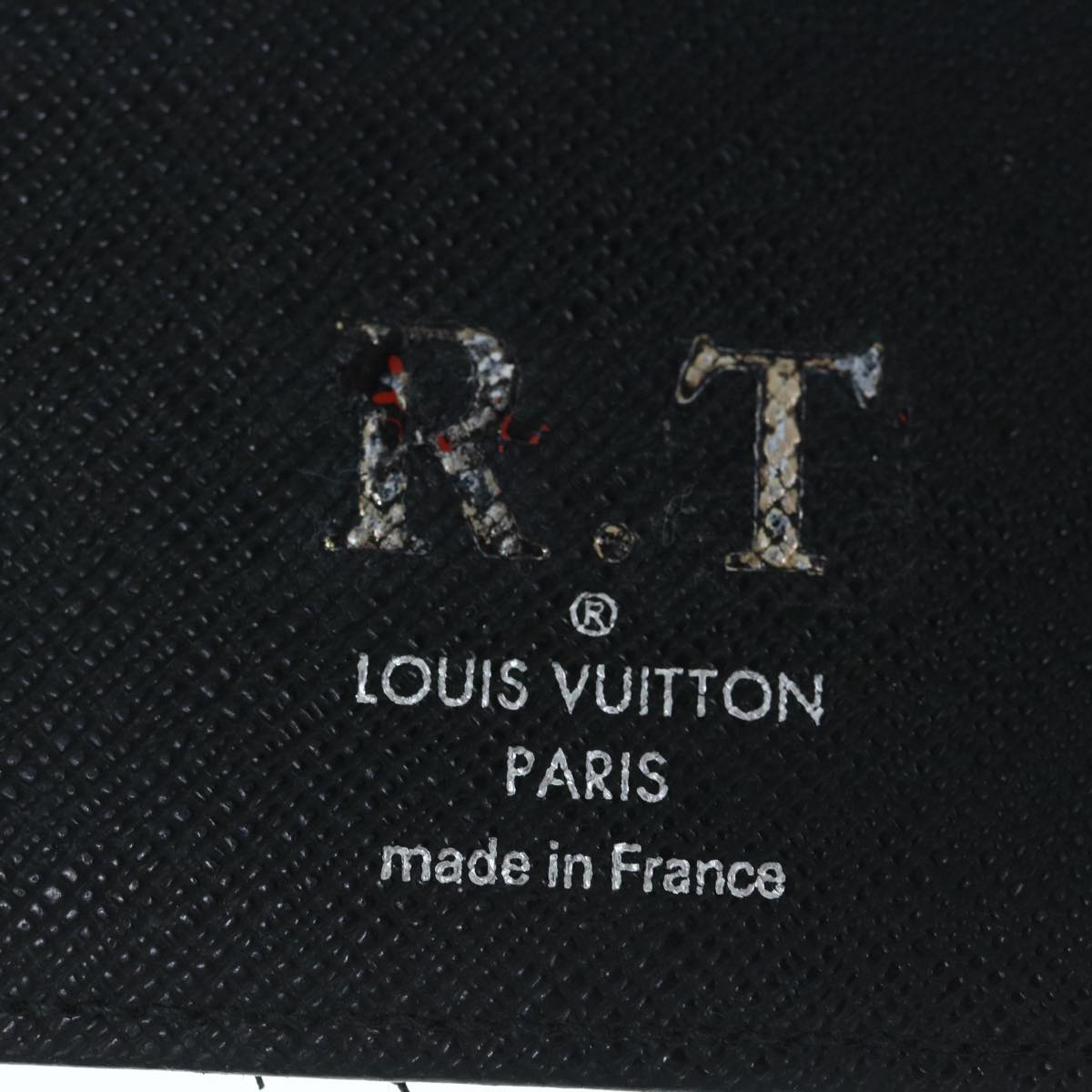 LOUIS VUITTON Damier Graphite Agenda MM Day Planner Cover R20242 LV Auth 62143