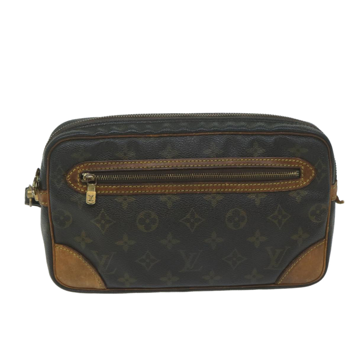 LOUIS VUITTON Monogram Marly Dragonne GM Clutch Bag M51825 LV Auth 62145