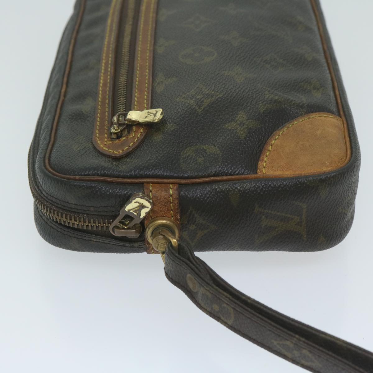 LOUIS VUITTON Monogram Marly Dragonne GM Clutch Bag M51825 LV Auth 62145