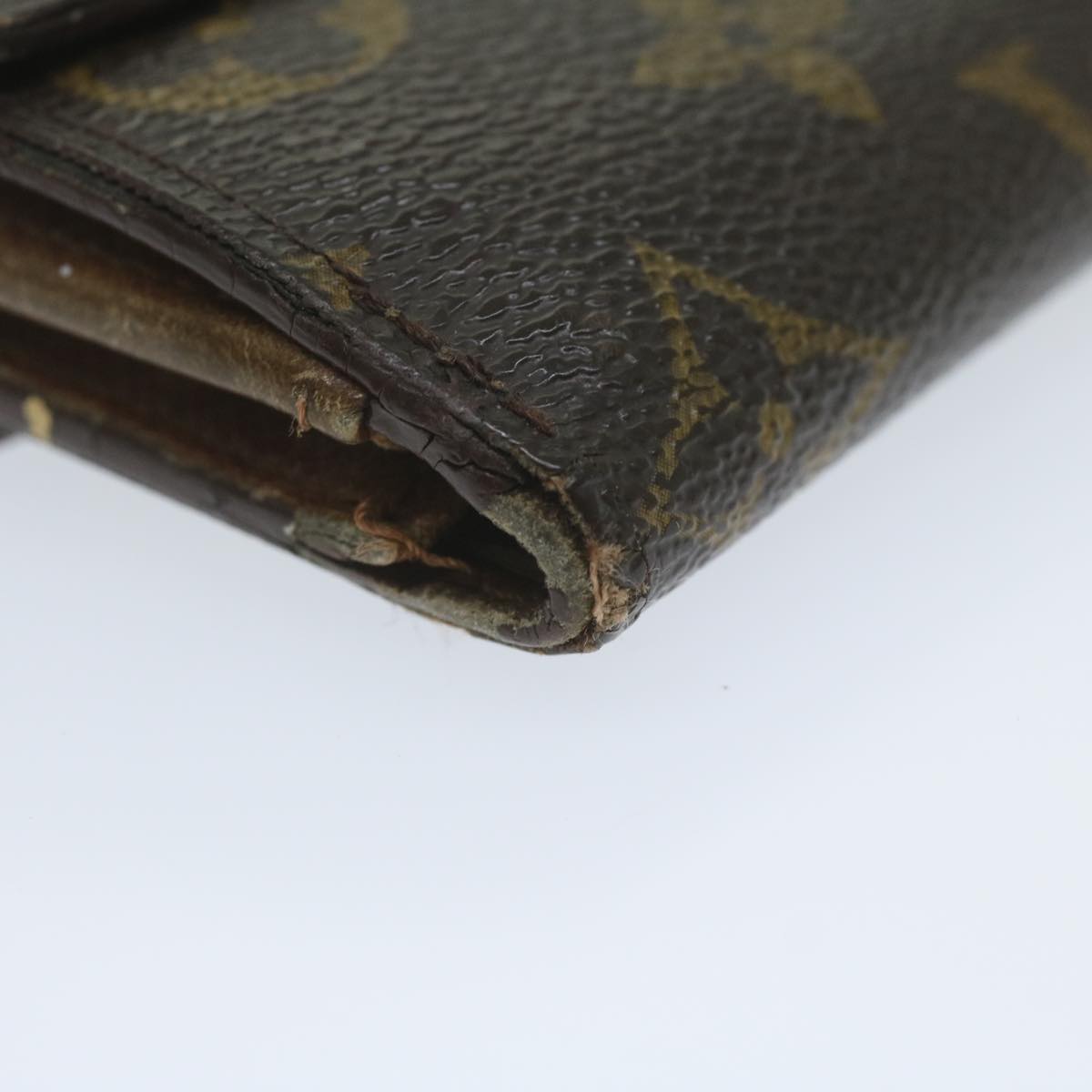 LOUIS VUITTON Monogram Portefeuille Elise Wallet M61654 LV Auth 62227