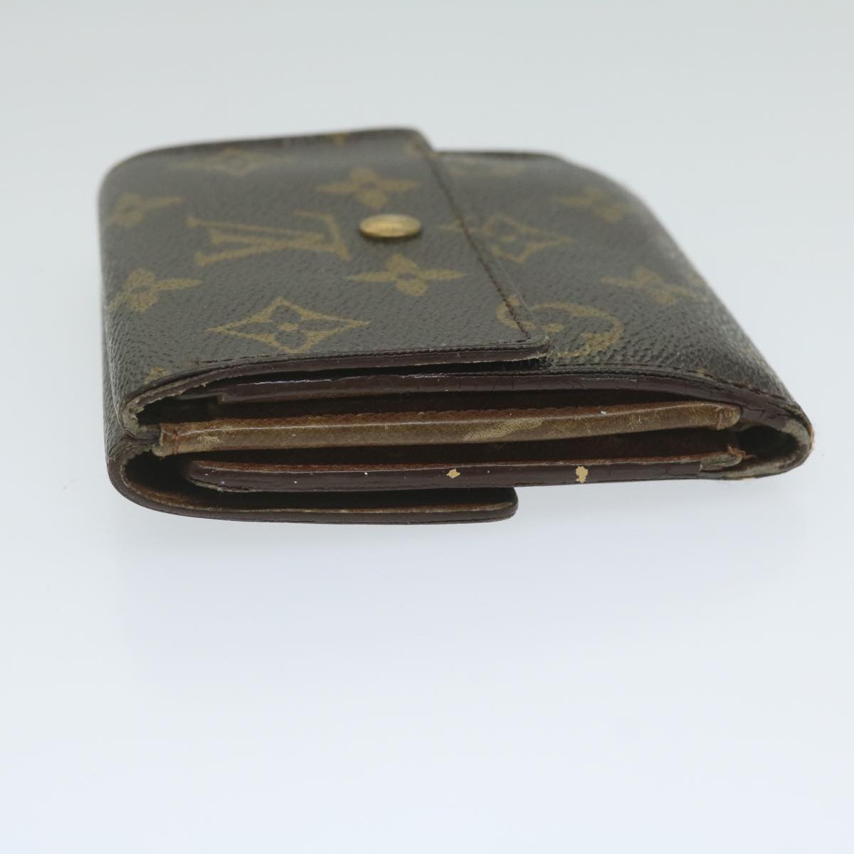 LOUIS VUITTON Monogram Portefeuille Elise Wallet M61654 LV Auth 62227