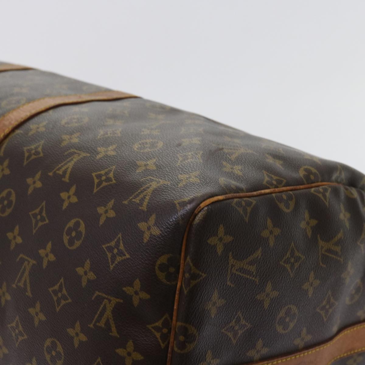 LOUIS VUITTON Monogram Keepall Bandouliere 55 Boston Bag M41414 LV Auth 62229