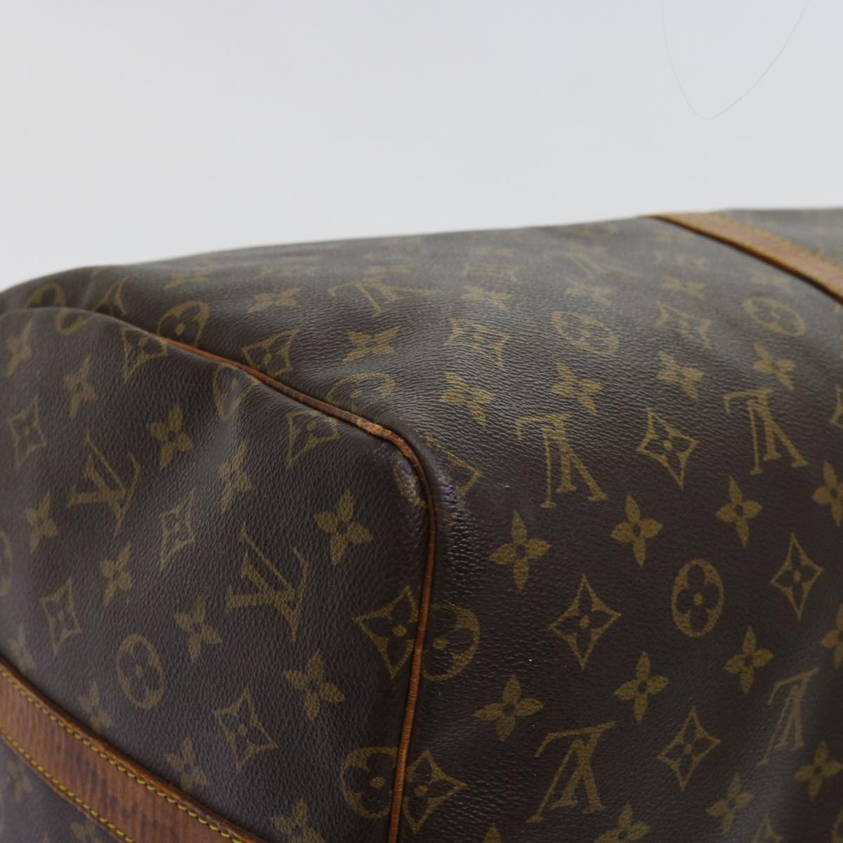 LOUIS VUITTON Monogram Keepall Bandouliere 55 Boston Bag M41414 LV Auth 62229