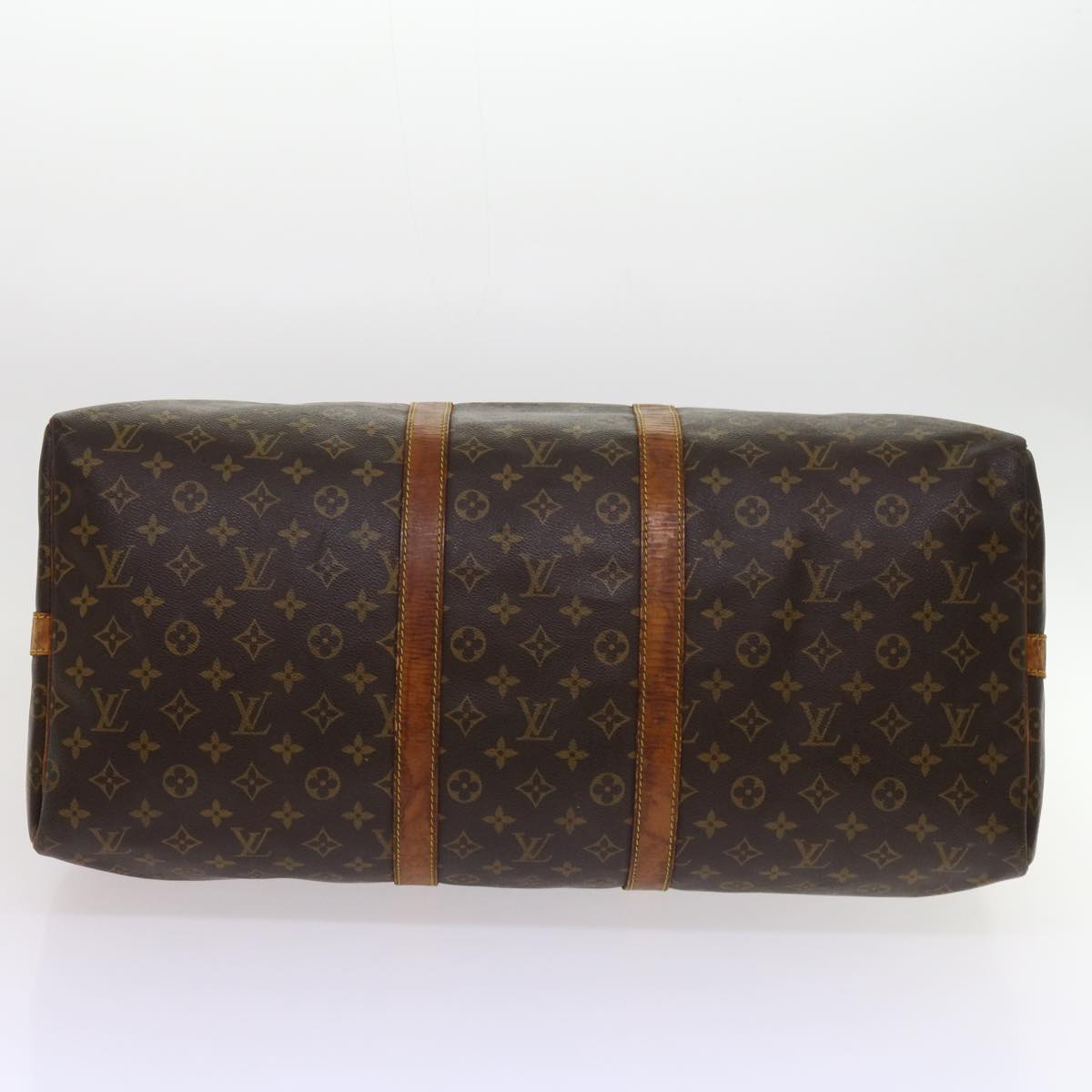 LOUIS VUITTON Monogram Keepall Bandouliere 55 Boston Bag M41414 LV Auth 62229