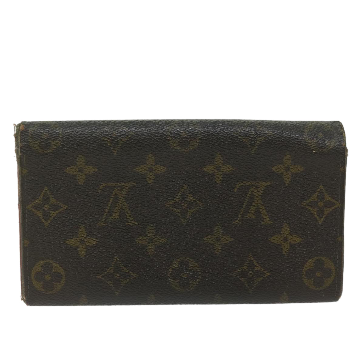 LOUIS VUITTON Monogram Portefeuille Credit Long Wallet M61723 LV Auth 62232