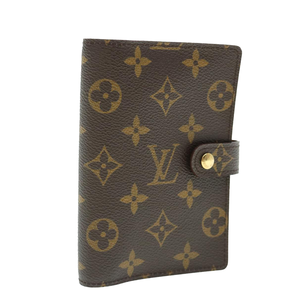 LOUIS VUITTON Monogram Agenda PM Day Planner Cover R20005 LV Auth 62253