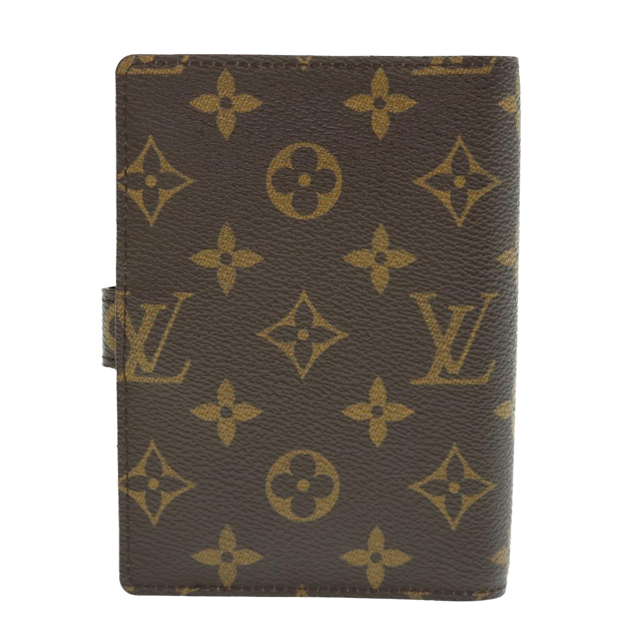 LOUIS VUITTON Monogram Agenda PM Day Planner Cover R20005 LV Auth 62253