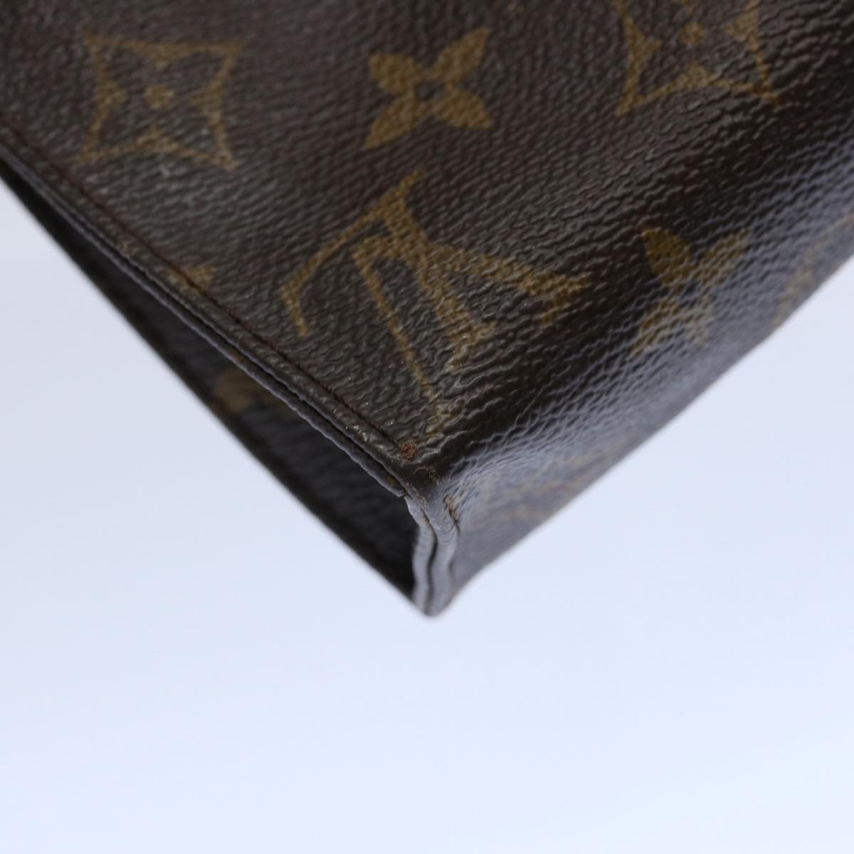 LOUIS VUITTON Monogram Poche Toilette 19 Pouch M47544 LV Auth 62260