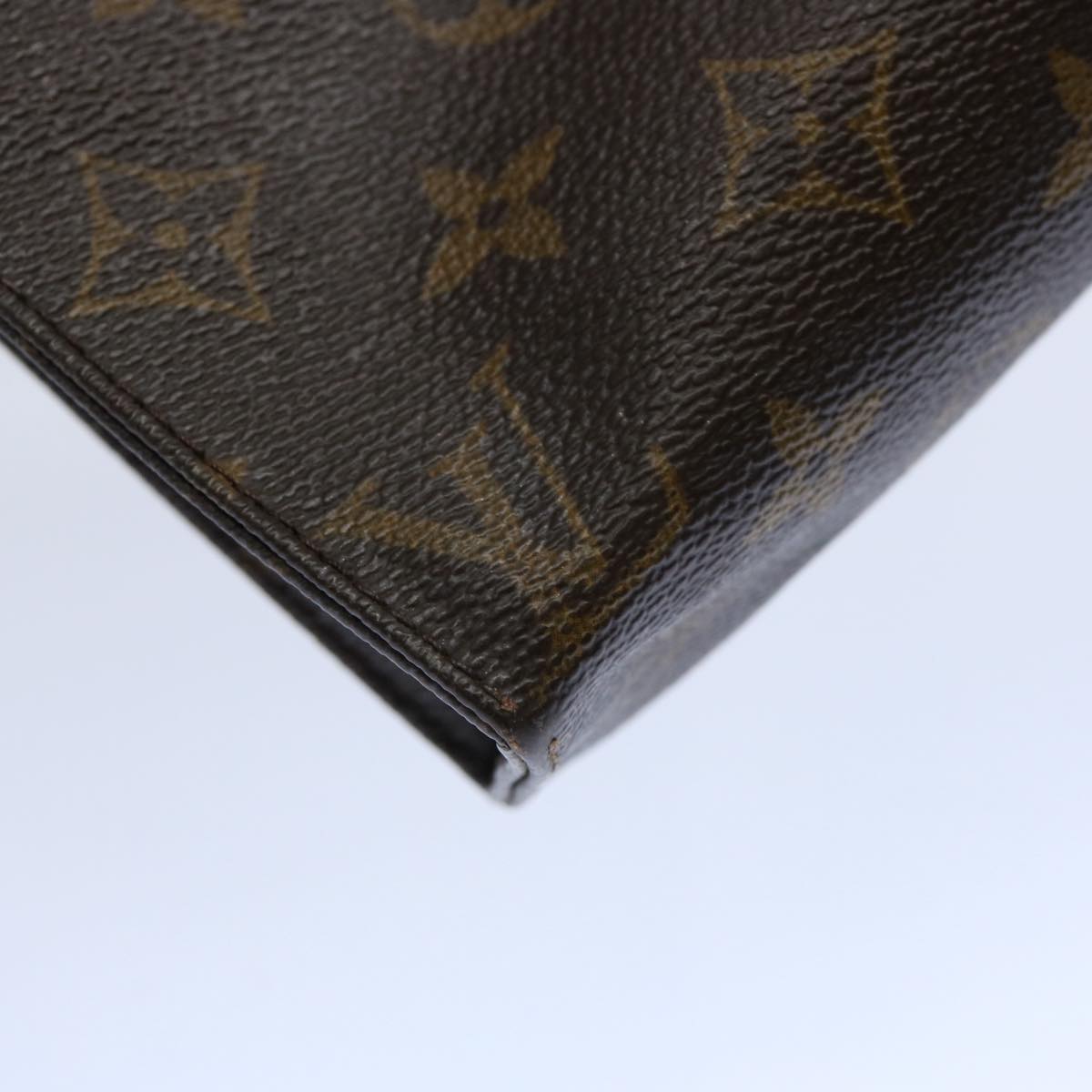 LOUIS VUITTON Monogram Poche Toilette 19 Pouch M47544 LV Auth 62260