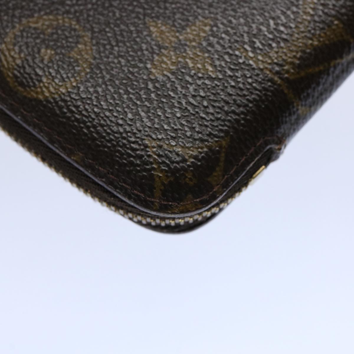 LOUIS VUITTON Monogram Agenda Jet Travel Case M62850 LV Auth 62263