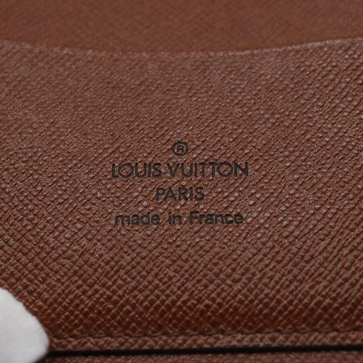 LOUIS VUITTON Monogram Agenda Jet Travel Case M62850 LV Auth 62263