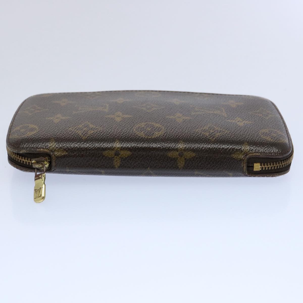 LOUIS VUITTON Monogram Agenda Jet Travel Case M62850 LV Auth 62263