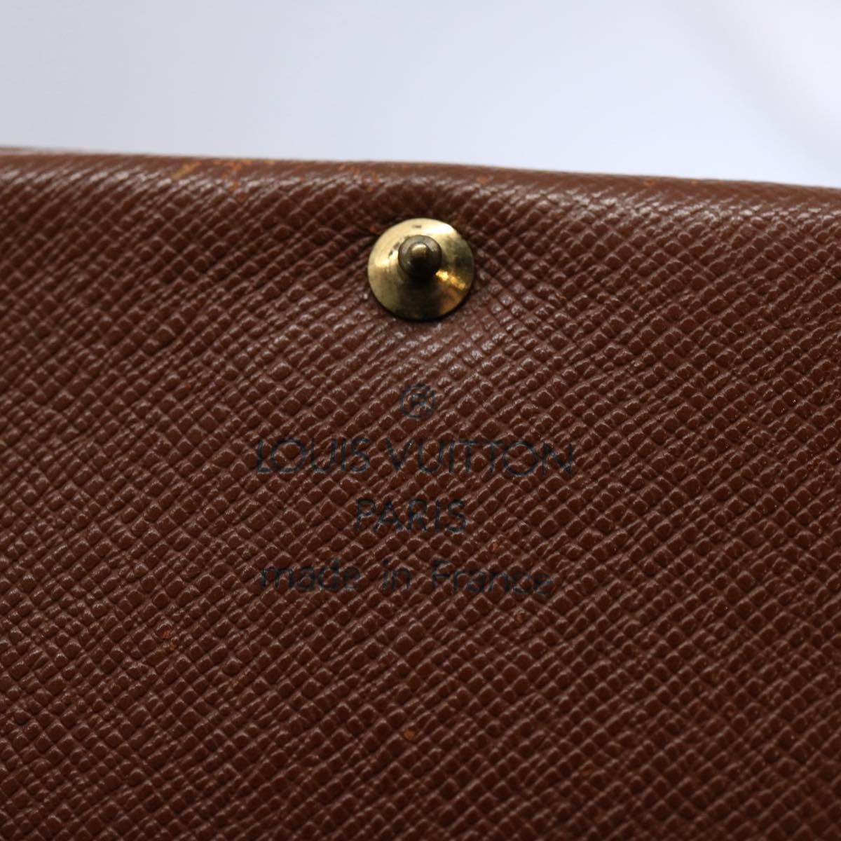 LOUIS VUITTON Monogram Porte Monnaie Billets Tresor Wallet M61730 LV Auth 62264