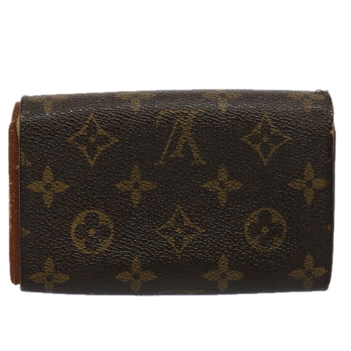 LOUIS VUITTON Monogram Porte Monnaie Billets Tresor Wallet M61730 LV Auth 62264