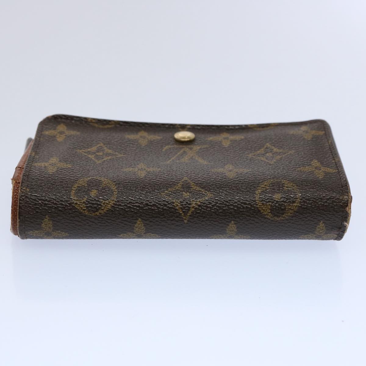 LOUIS VUITTON Monogram Porte Monnaie Billets Tresor Wallet M61730 LV Auth 62264