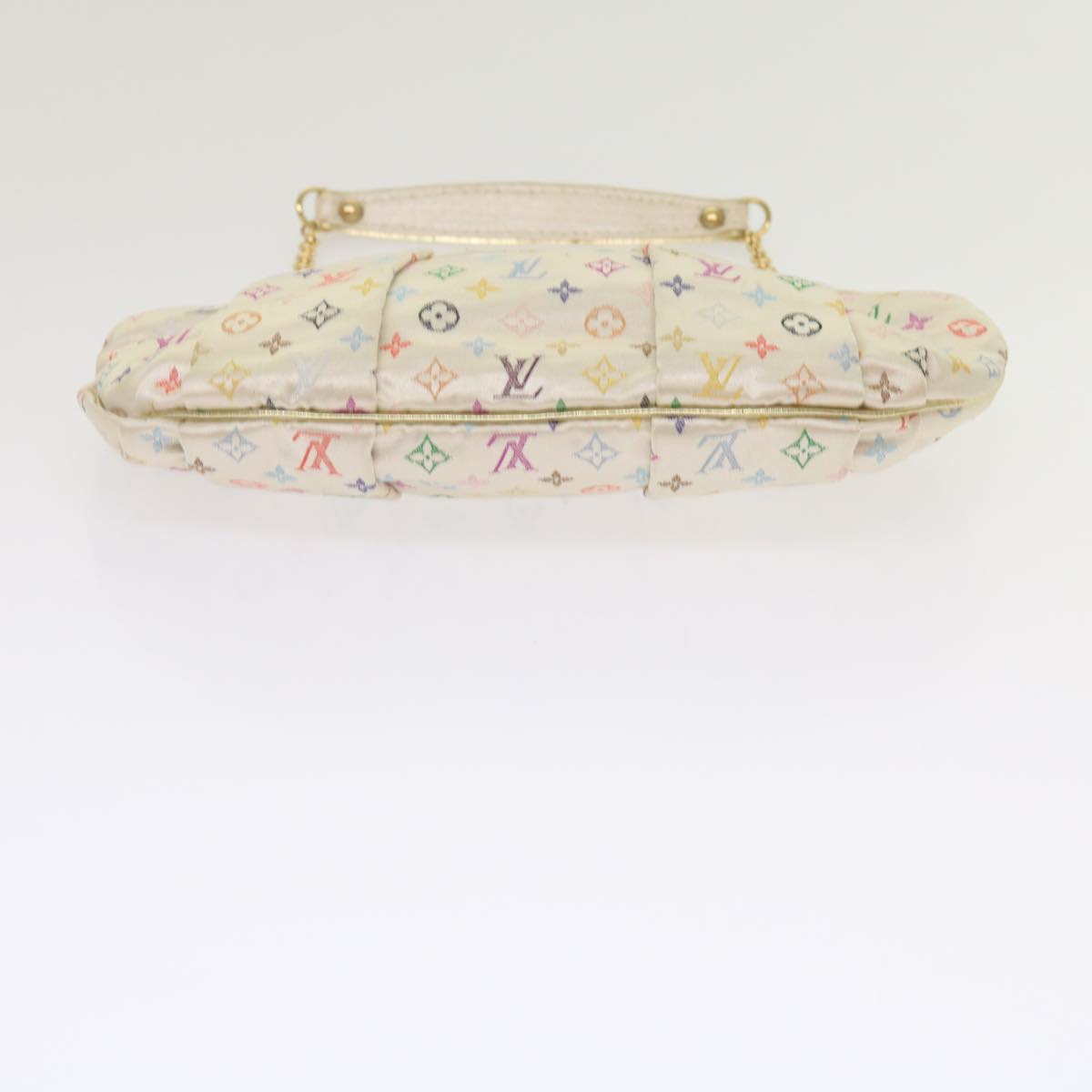 LOUIS VUITTON Monogram Multicolor Omoniere Hand Bag White LV Auth 62290SV