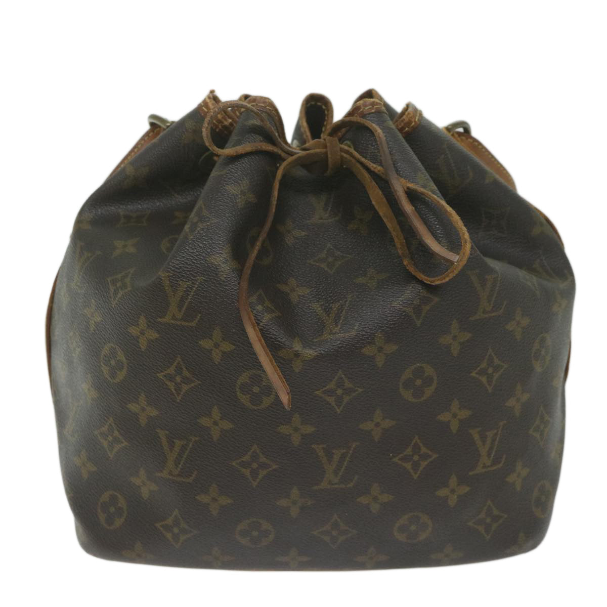 LOUIS VUITTON Monogram Petit Noe Shoulder Bag M42226 LV Auth 62304