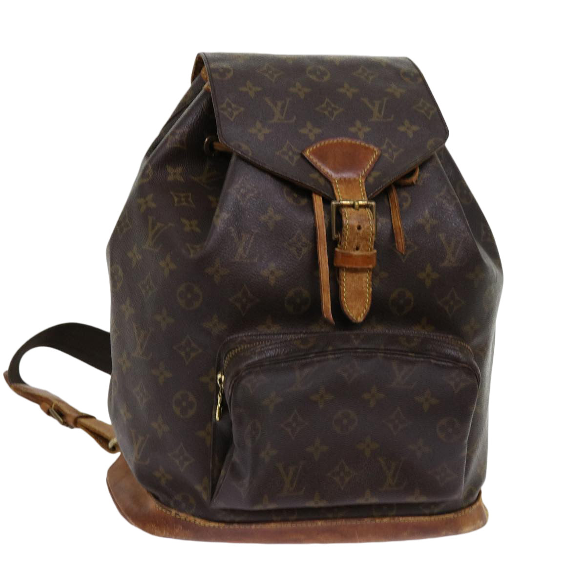 LOUIS VUITTON Monogram Montsouris GM Backpack M51135 LV Auth 62307