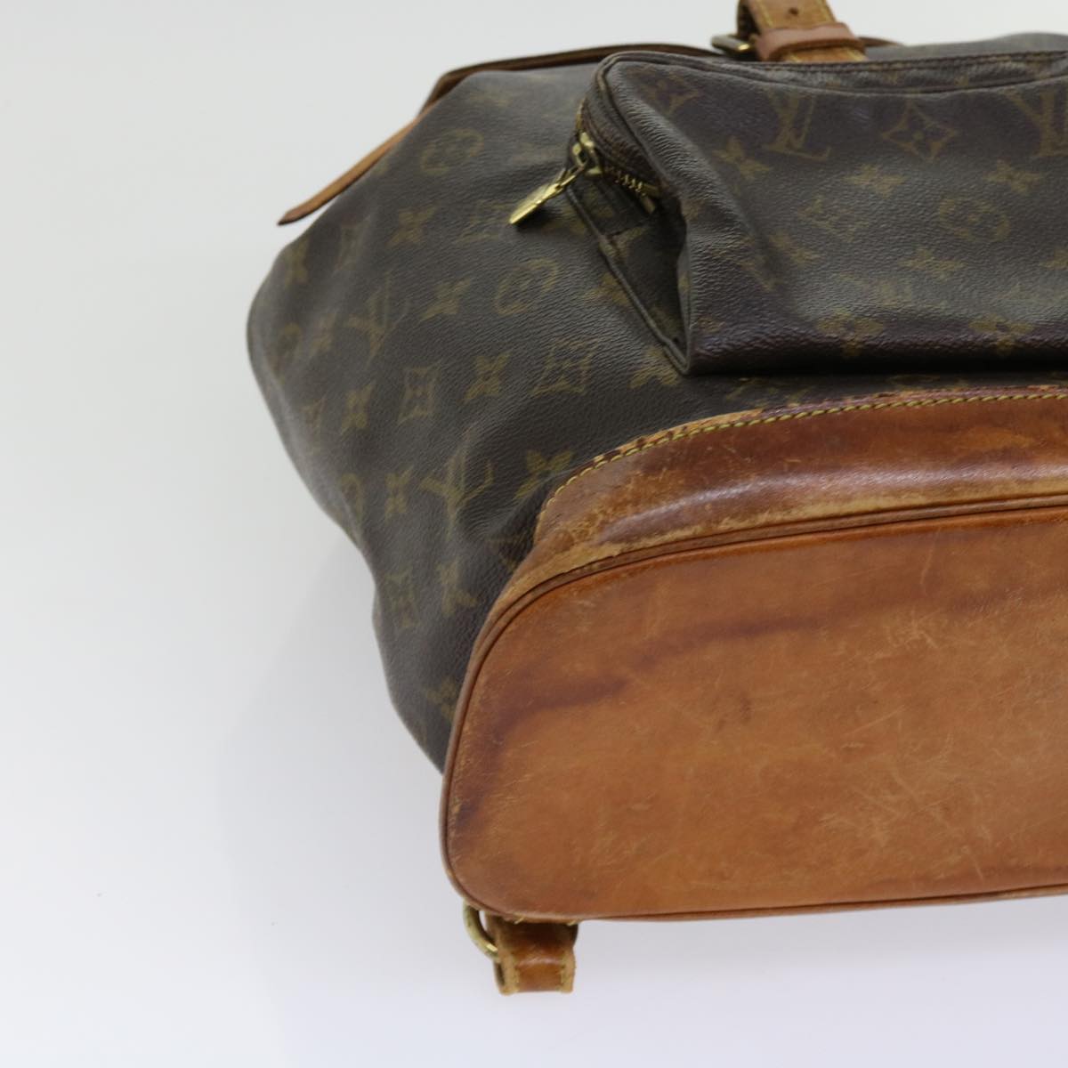 LOUIS VUITTON Monogram Montsouris GM Backpack M51135 LV Auth 62307