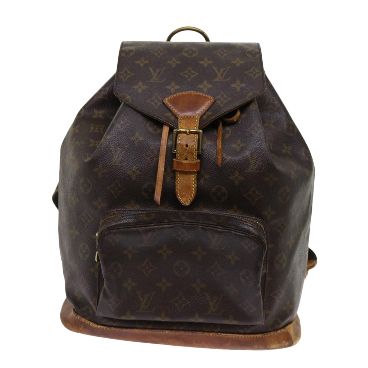 LOUIS VUITTON Monogram Montsouris GM Backpack M51135 LV Auth 62307