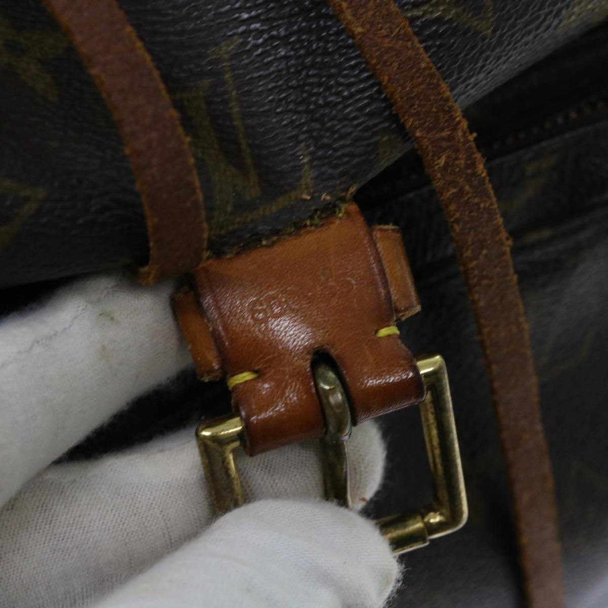 LOUIS VUITTON Monogram Montsouris GM Backpack M51135 LV Auth 62307