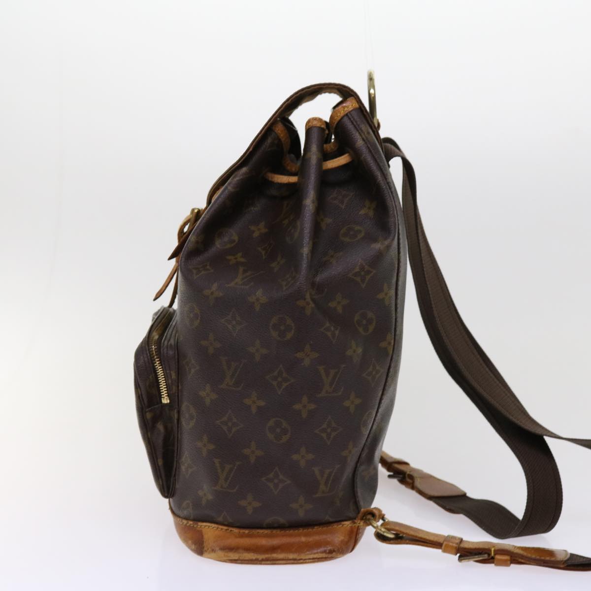 LOUIS VUITTON Monogram Montsouris GM Backpack M51135 LV Auth 62307