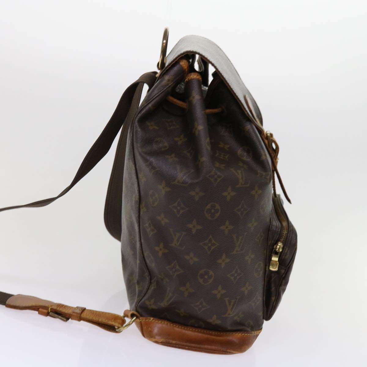 LOUIS VUITTON Monogram Montsouris GM Backpack M51135 LV Auth 62307