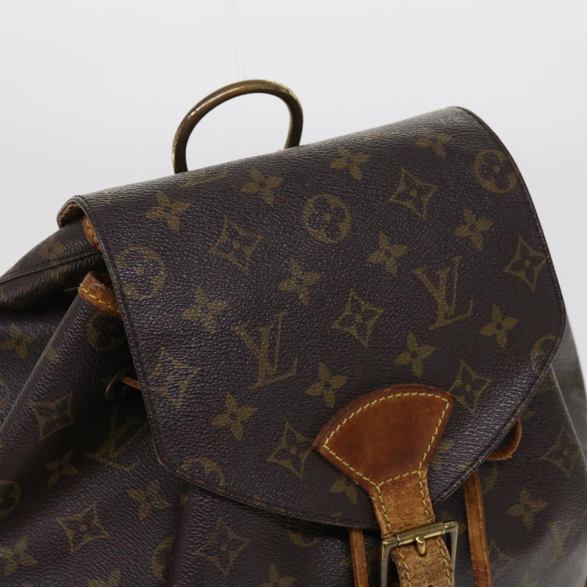 LOUIS VUITTON Monogram Montsouris GM Backpack M51135 LV Auth 62307