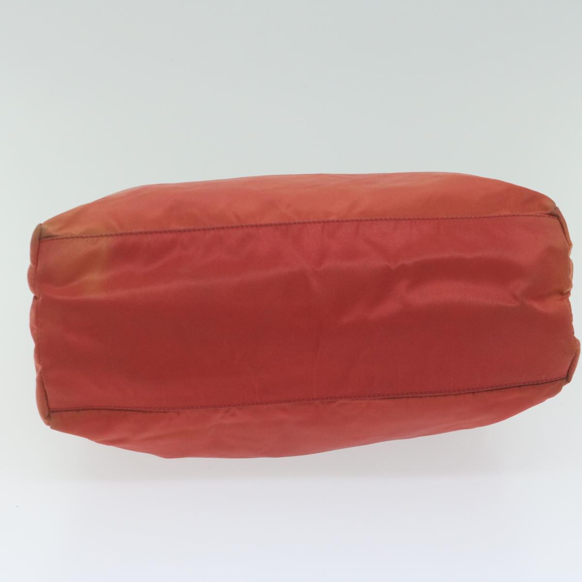 PRADA Hand Bag Nylon Red Auth 62359