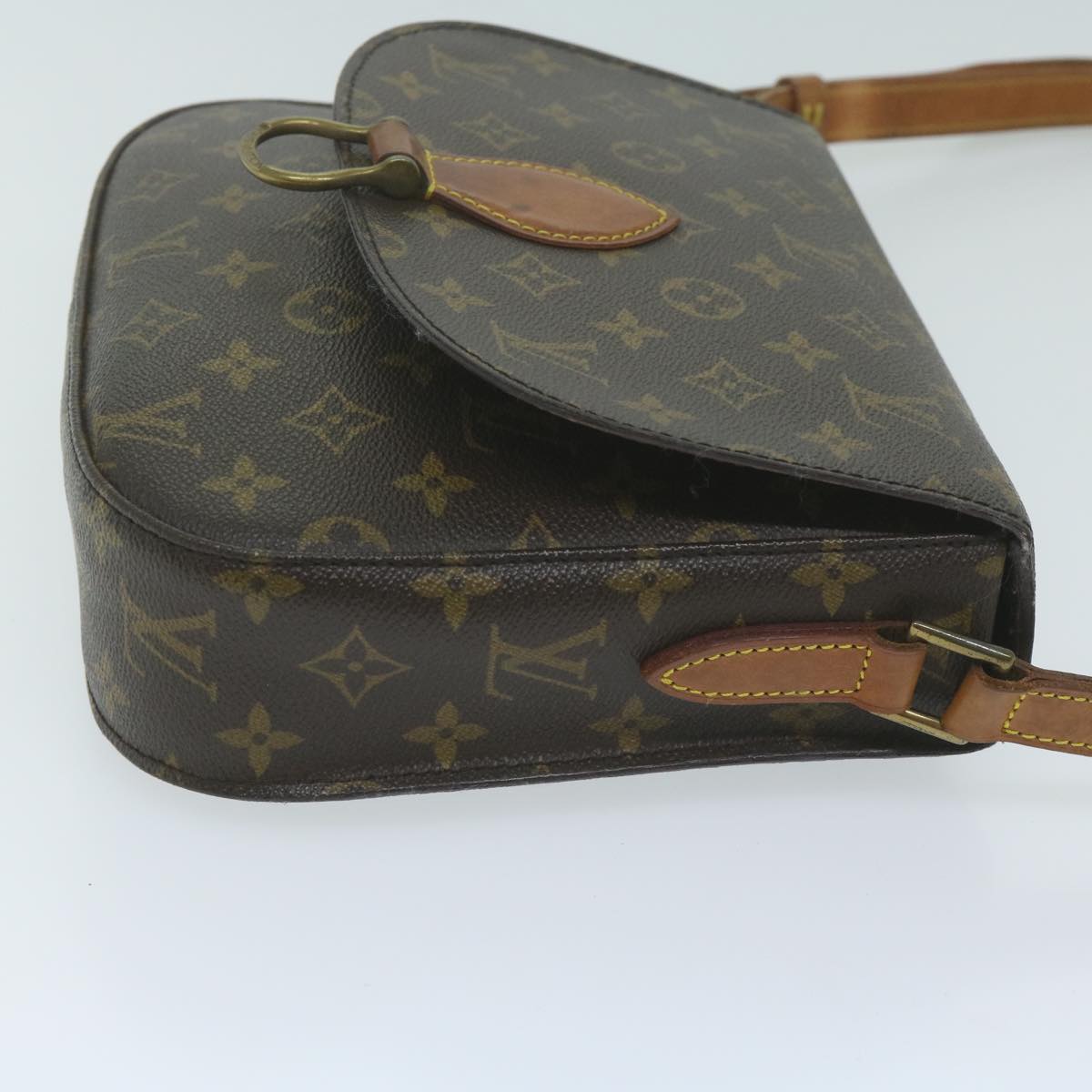 LOUIS VUITTON Monogram Saint Cloud GM Shoulder Bag M51242 LV Auth 62450