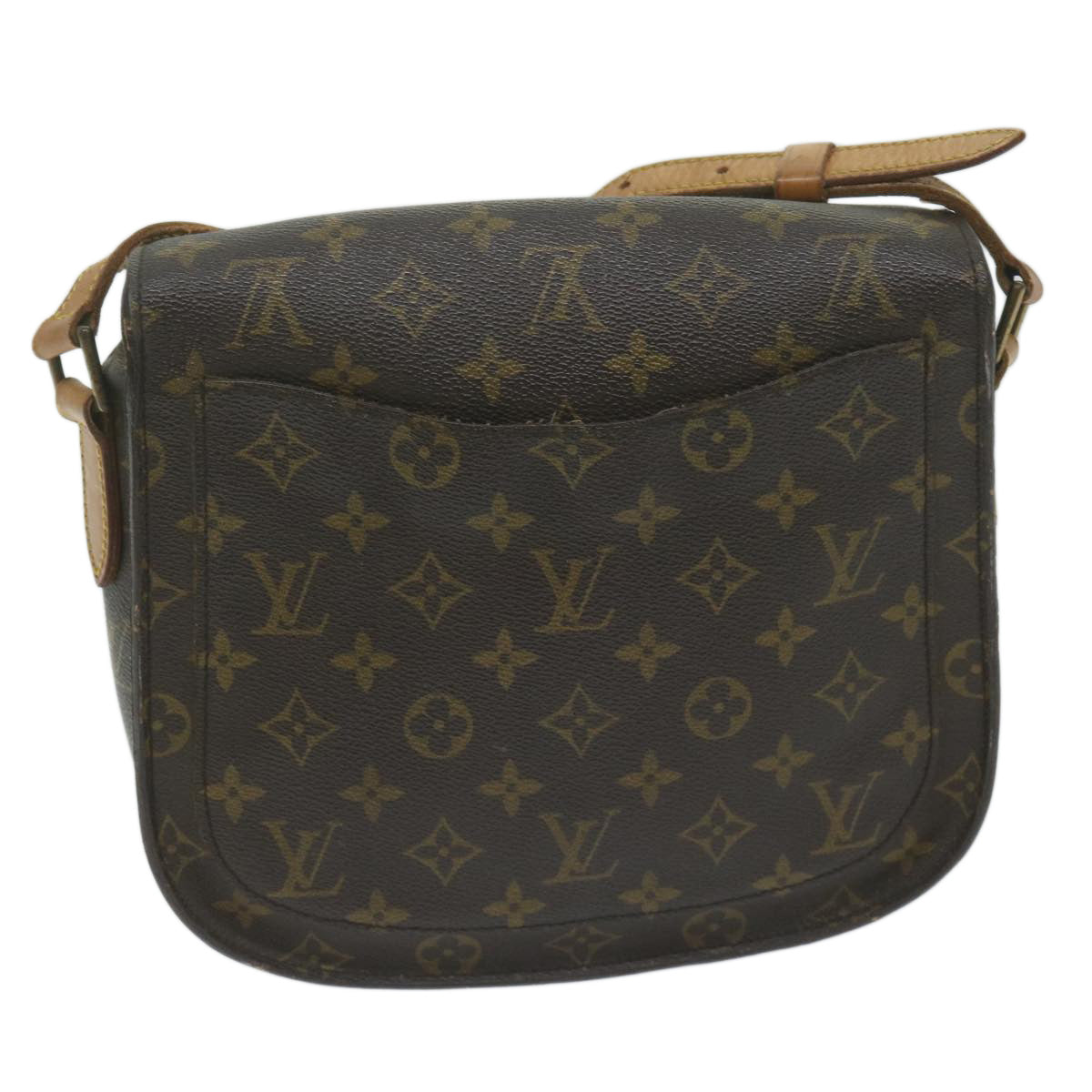 LOUIS VUITTON Monogram Saint Cloud GM Shoulder Bag M51242 LV Auth 62452