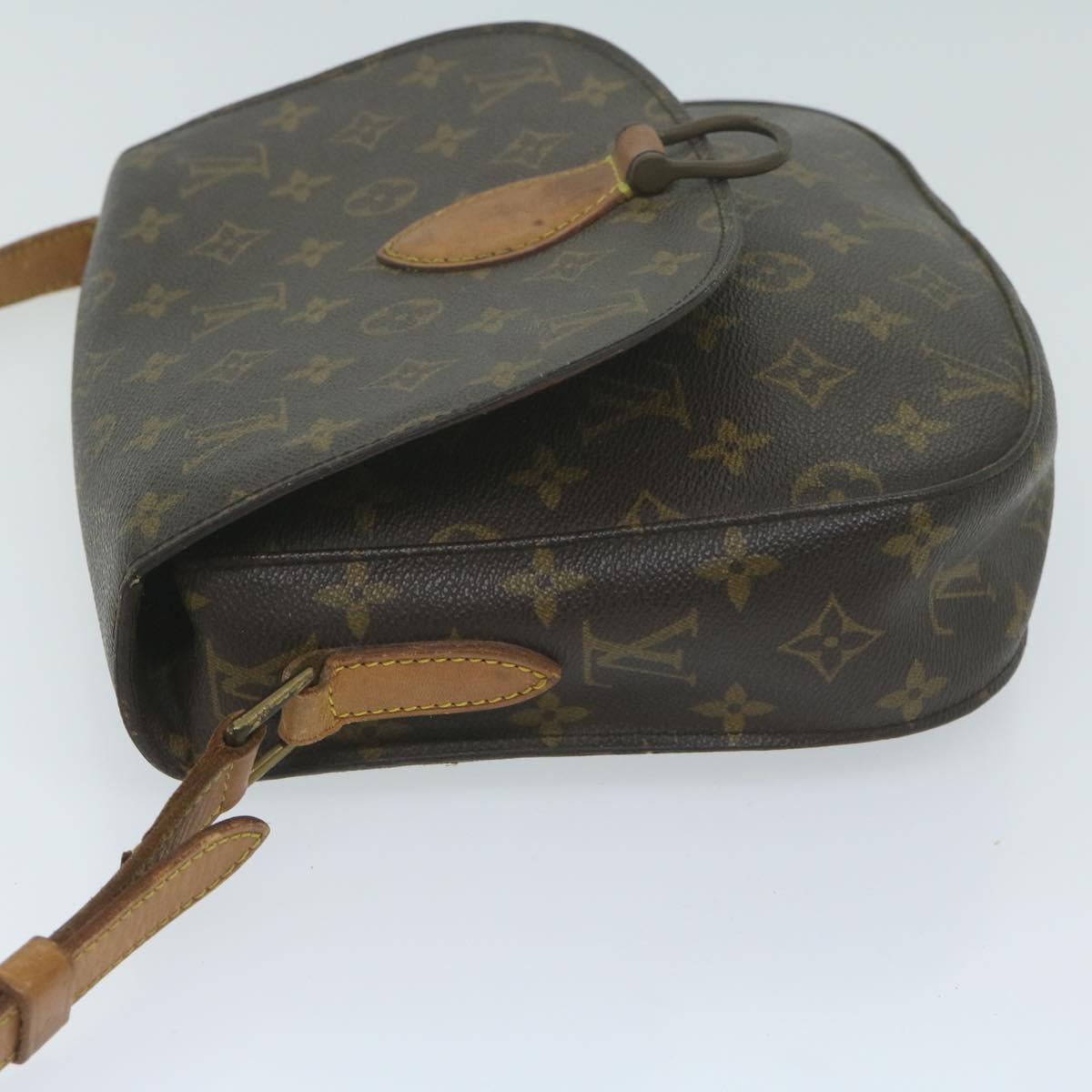 LOUIS VUITTON Monogram Saint Cloud GM Shoulder Bag M51242 LV Auth 62452