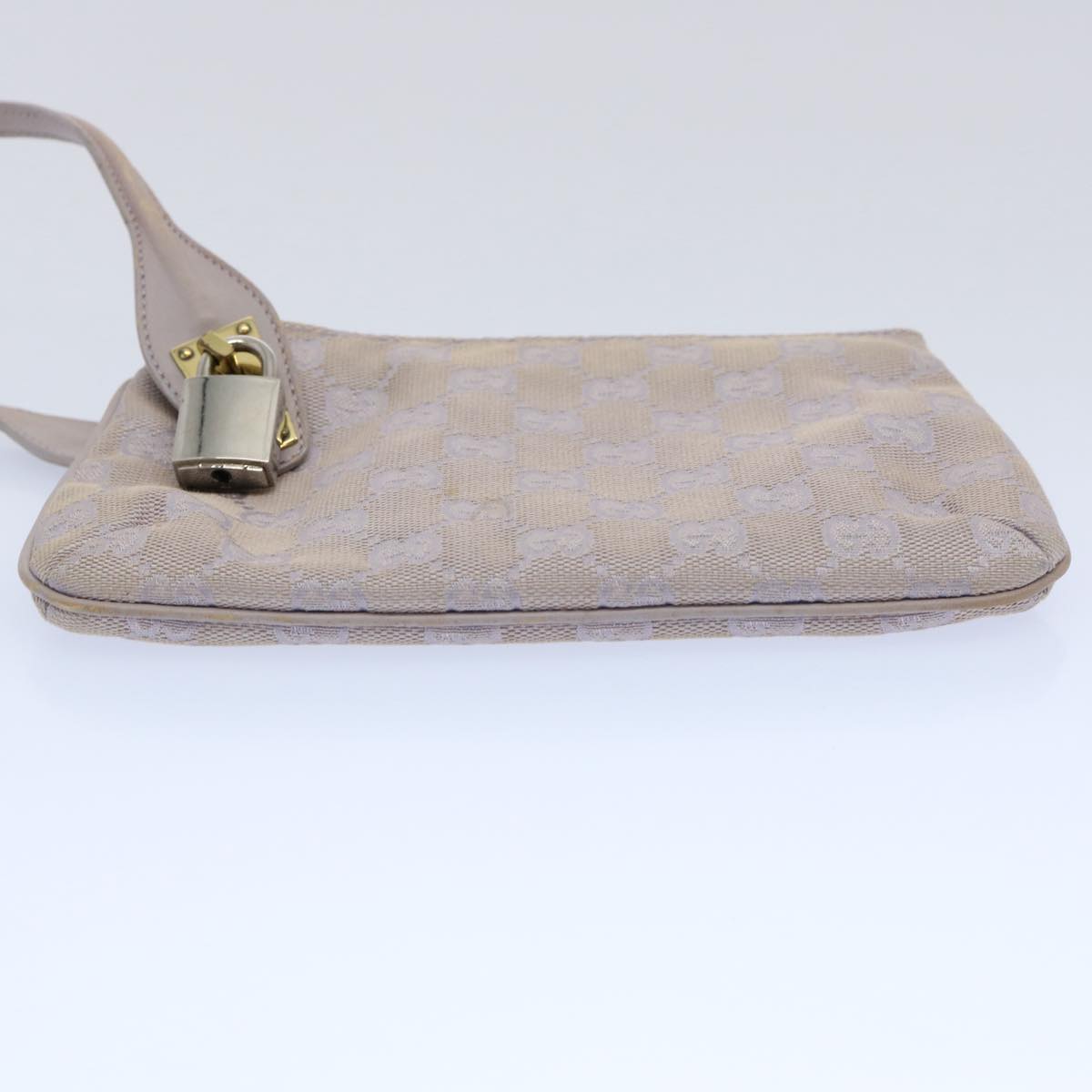 GUCCI GG Canvas Pouch Purple 92743 Auth 62485