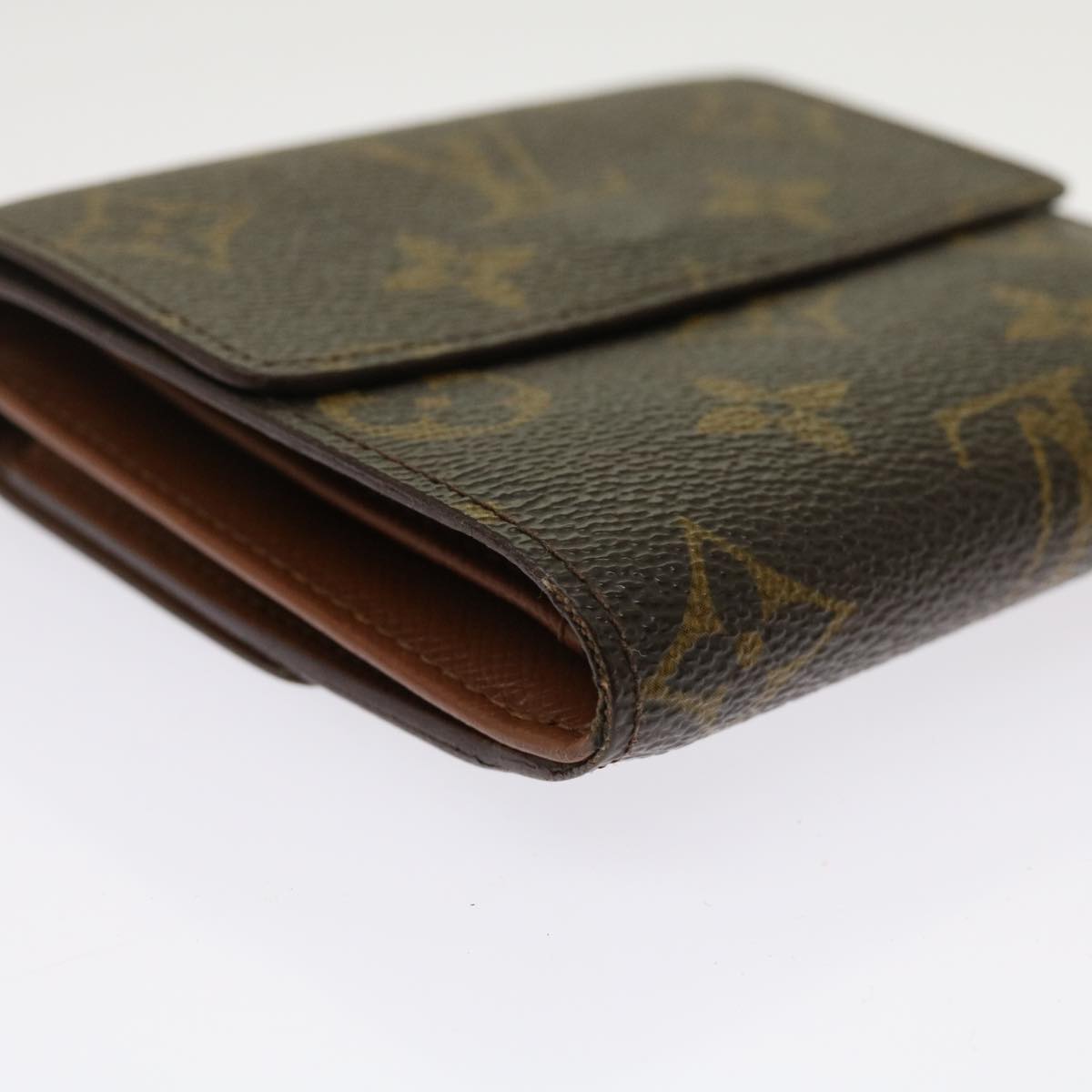 LOUIS VUITTON Monogram Portefeuille Elise Wallet M61654 LV Auth 62544