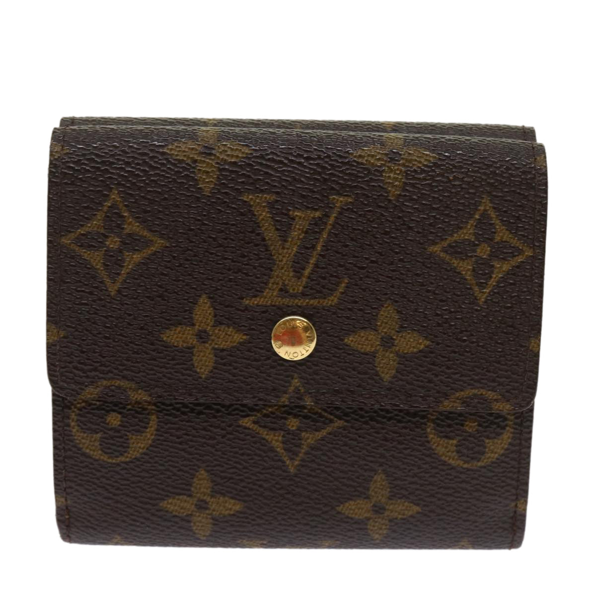 LOUIS VUITTON Monogram Portefeuille Elise Wallet M61654 LV Auth 62544