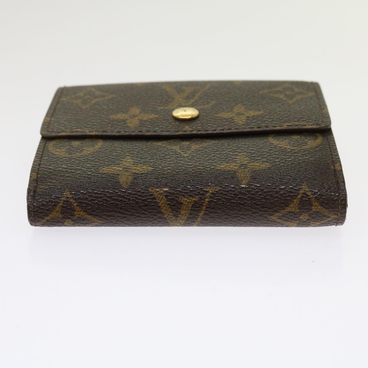 LOUIS VUITTON Monogram Portefeuille Elise Wallet M61654 LV Auth 62544