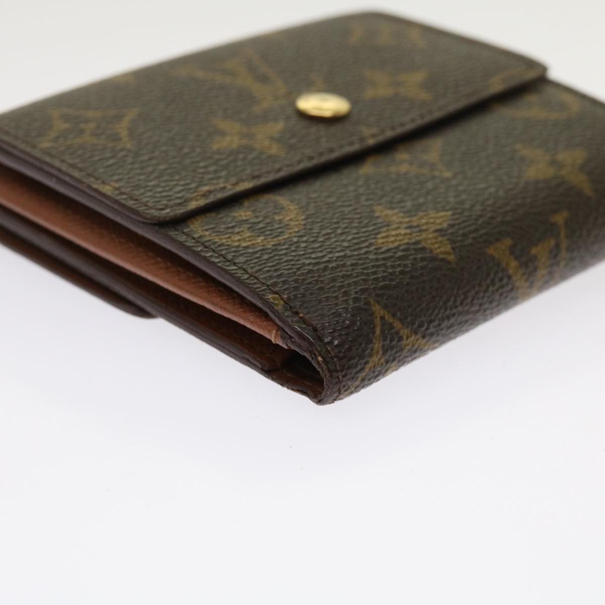 LOUIS VUITTON Monogram Portefeuille Elise Wallet M61654 LV Auth 62544